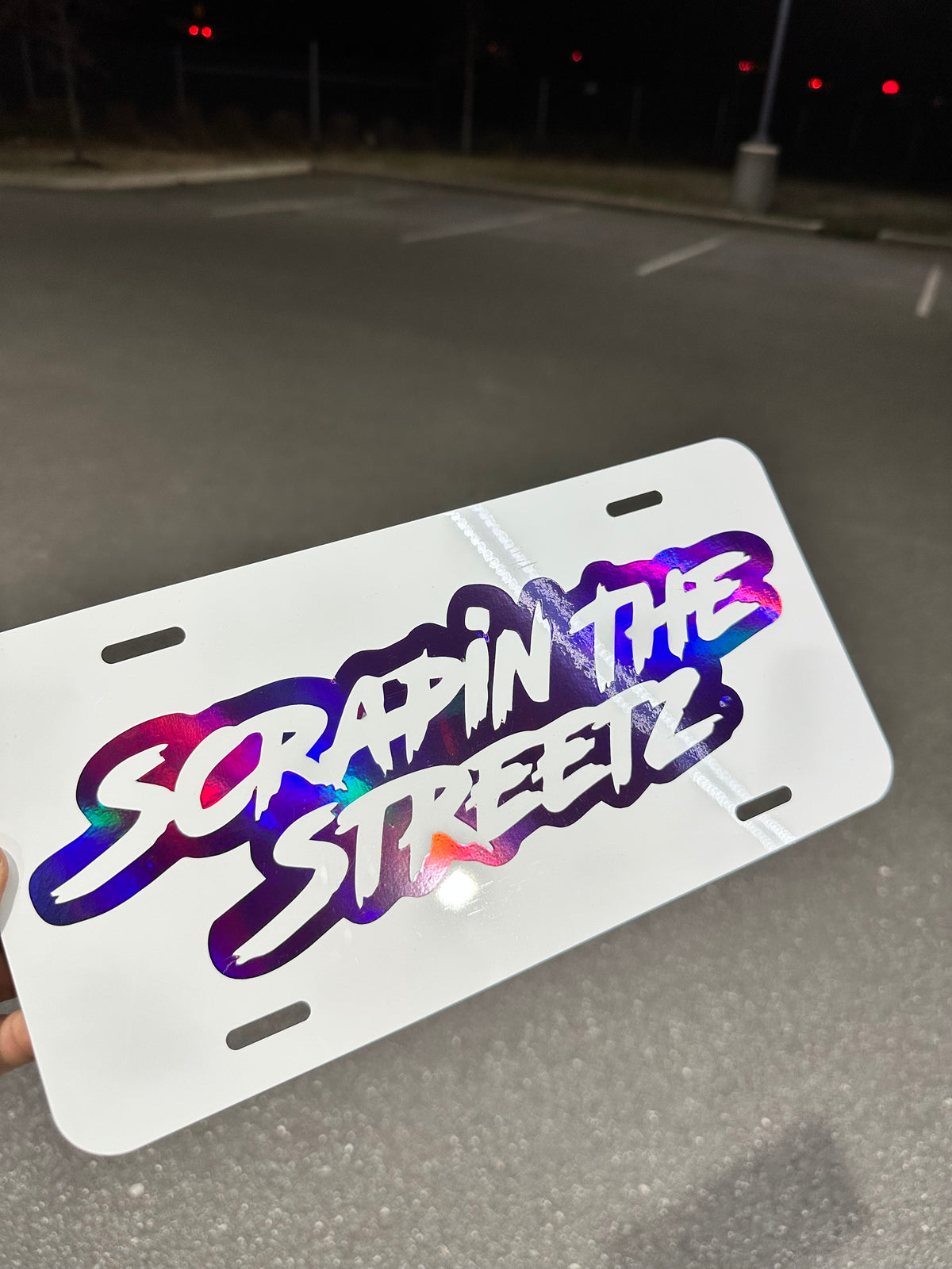 ScrapinTheStreetz License Plate