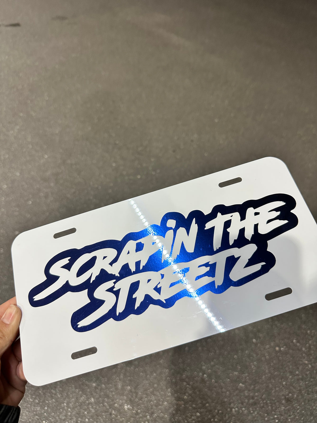 ScrapinTheStreetz License Plate