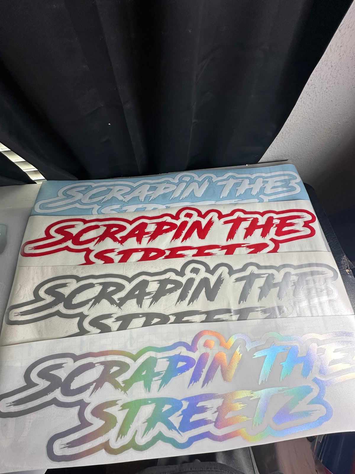 Windshield decals