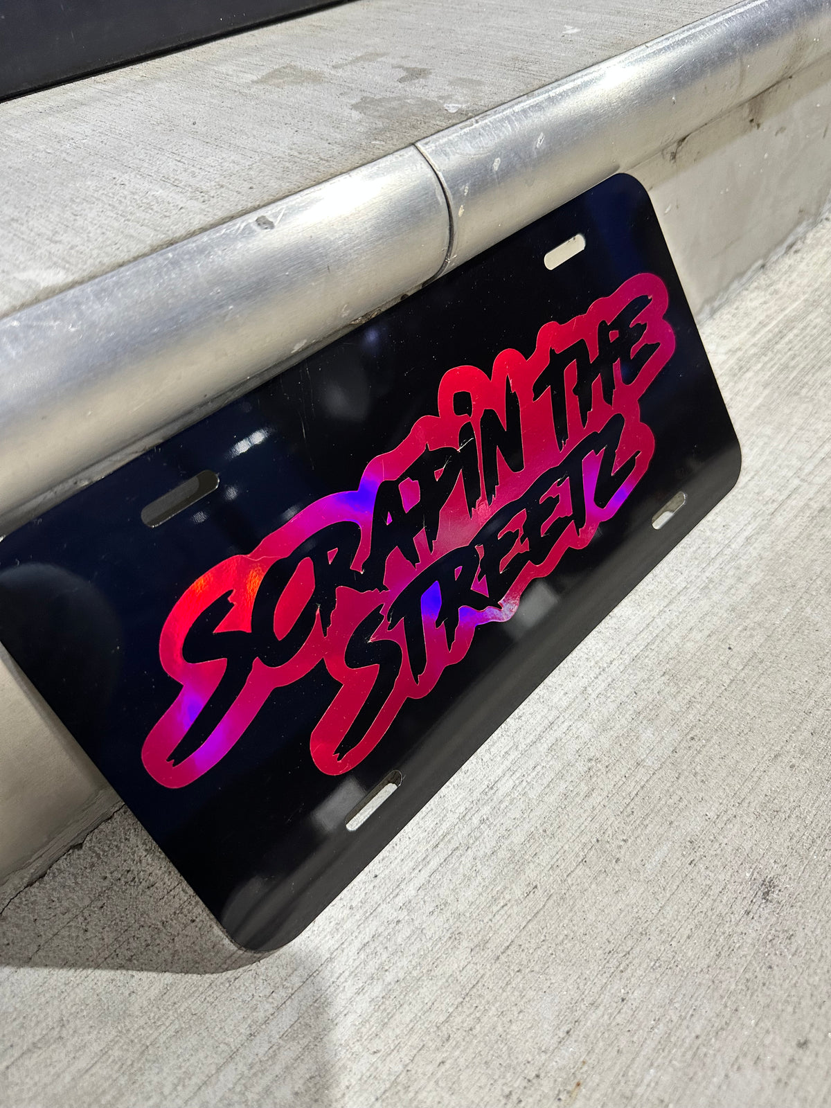 ScrapinTheStreetz License Plate