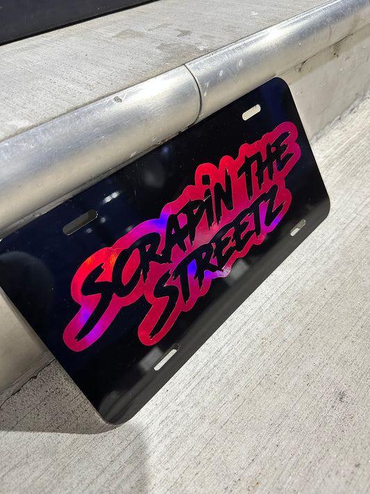 ScrapinTheStreetz License Plate